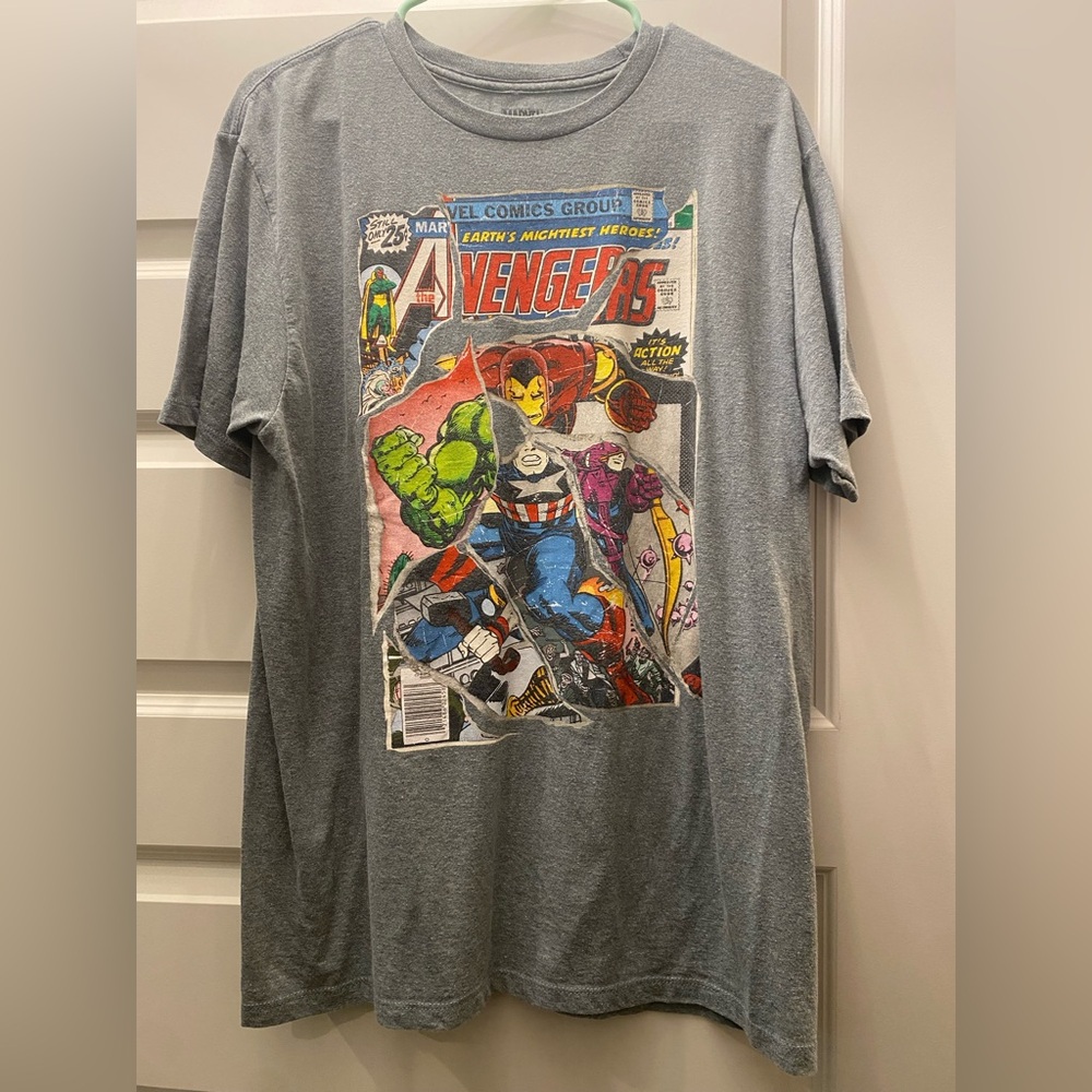 Marvel Gray Graphic Tee